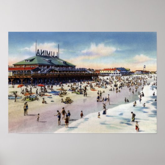 Wrightsville Beach North Carolina Lumina Beach ポスター (正面)