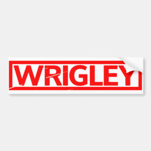 Wrigleyスタンプ バンパーステッカー
