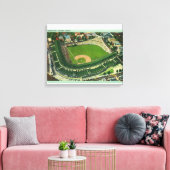 Wrigley Fieldの空中表示# 2シカゴ， IL キャンバスプリント (インサイチュ (リビング))