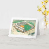 Wrigley Fieldの空中表示# 3シカゴ， IL カード (黄色い花)