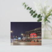 Wrigley Field – 夜 ポストカード (スタンド正面)