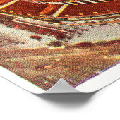 Wrigley FieldChicago, ILの空中表示 ポスター (角)