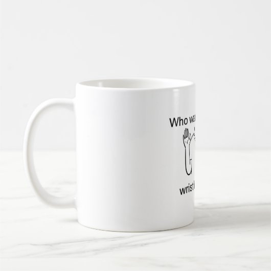 Wrist locker mug コーヒーマグカップ (左)