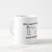 Wrist locker mug コーヒーマグカップ (正面左)