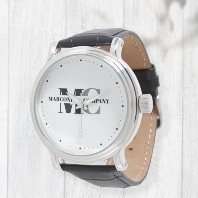 Wristwatch with Initial for Business, Personal Gif 腕時計 (クリエイターアップロード済み)