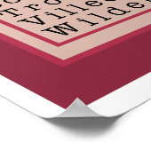 Write Like a Girl Lipstick Print ポスター (角)