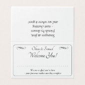 Write Name - Table Place Card - with Messages (外部フラット)