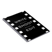 Write, Shoot, Edit - 映画ノート ノートブック (右側)