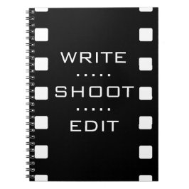 Write, Shoot, Edit - 映画ノート ノートブック
