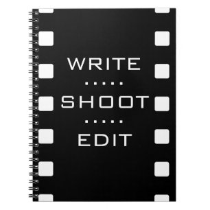 Write, Shoot, Edit - 映画ノート ノートブック