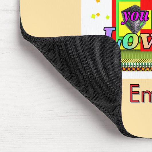 Write To Everyone By Email Computer  マウスパッド (コーナー)