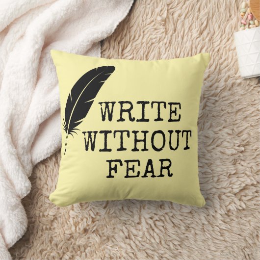 Write Without Fear Edit Without Mercy Writers クッション (ブランケット)