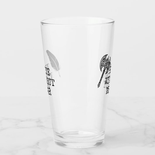 Write Without Fear Edit Without Mercy Writers タンブラーグラス (左)