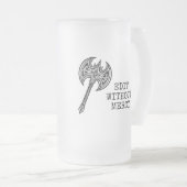 Write Without Fear Edit Without Mercy Writers フロストグラスビールジョッキ (正面右)