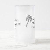 Write Without Fear Edit Without Mercy Writers フロストグラスビールジョッキ (中央)