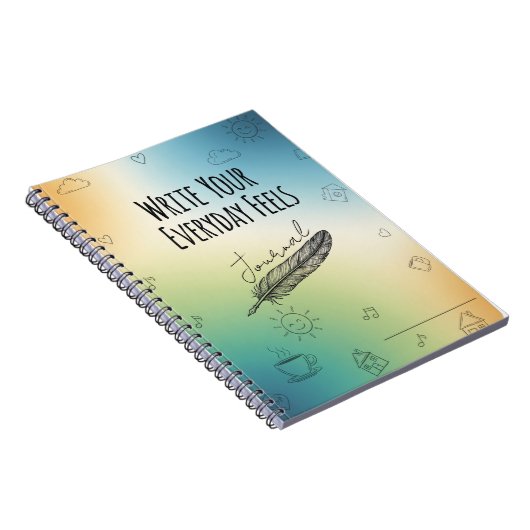 Write Your Everyday Feels Journal – Mindful Gift ノートブック (右側)