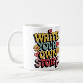 Write Your own Story コーヒーマグカップ (左)