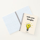 Write Your Thoughts – Elegant Lined Notebook ノートブック (内部)