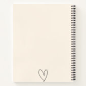 Write Your Thoughts – Elegant Lined Notebook ノートブック (裏面)