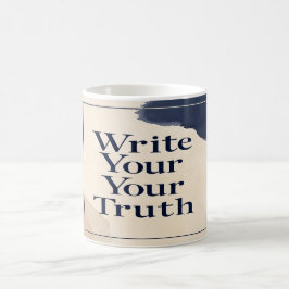 Write Your Truth オプション2 コーヒーマグカップ