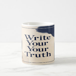 Write Your Truth オプション2 コーヒーマグカップ