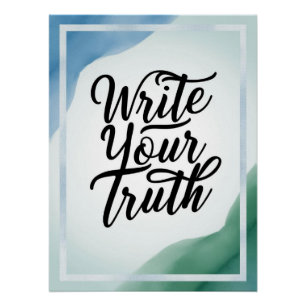 Write Your Truth オプション2 ポスター