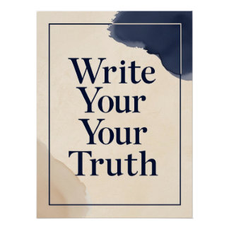 Write Your Truth オプション3 ポスター