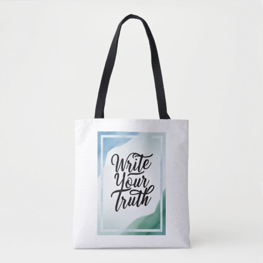 Write Your Truth オプション 3 トートバッグ (正面)
