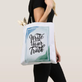 Write Your Truth オプション 3 トートバッグ (クローズアップ)
