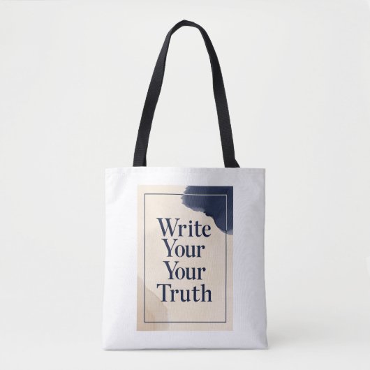 Write Your Truth オプション 3 トートバッグ (正面)