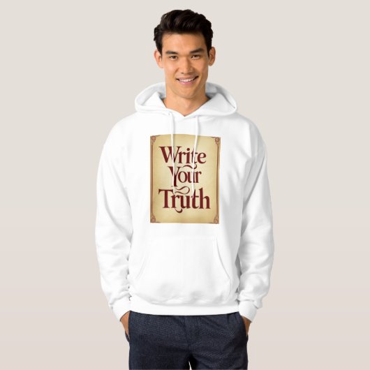 Write Your Truth 3 パーカ (正面フル)