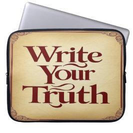 Write Your Truth 3 ラップトップスリーブ