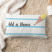 Writerノートブック紙 ランバークッション (ブランケット)