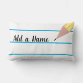 Writerノートブック紙 ランバークッション (正面)