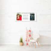 Writer作家ブックの写真（白または色を選択） 横断幕 (インサイチュ)