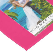 Writer作家ブック署名のホットピンクまたはピックカラー ミディアムテーブルランナー (コーナー)