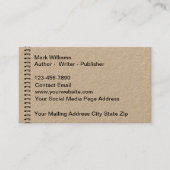 Writer作家発行元名刺 名刺 (正面)