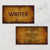 Writer名刺 名刺 (正面/裏面)