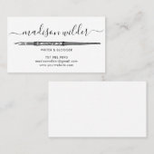 Writer モダン名刺 名刺 (正面/裏面)