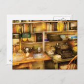 Writer – ライターの机 ポストカード (正面/裏面)