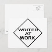 Writer at Work – 作家への贈り物 ポストカード (正面/裏面)