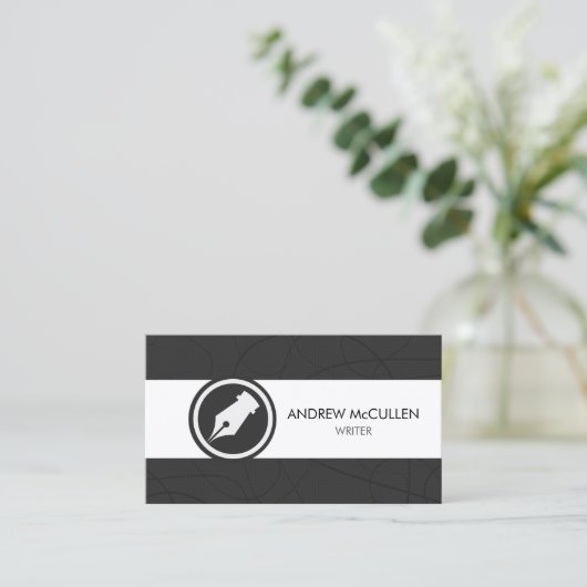 Writer Author Literary 名刺 (スタンド正面)