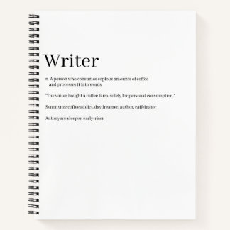 Writer Definition Notebook - Funny ノートブック