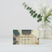 Writer EditorタイプライターJournal名刺 名刺 (スタンド正面)