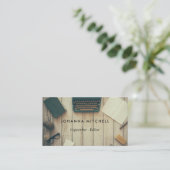 Writer EditorタイプライターJournal名刺 名刺 (スタンド正面)