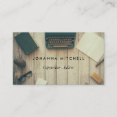 Writer EditorタイプライターJournal名刺 名刺 (正面)