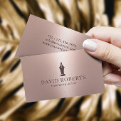 Writer Editor作家ペンNibロゴバラ金ゴールド 名刺