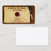 Writer Editor校正リーダー作家名刺 名刺 (正面/裏面)