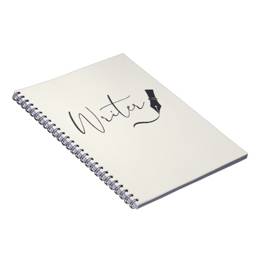 Writer Fountain Pen Script Notebook ノートブック (右側)