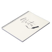 Writer Fountain Pen Script Notebook ノートブック (左側)